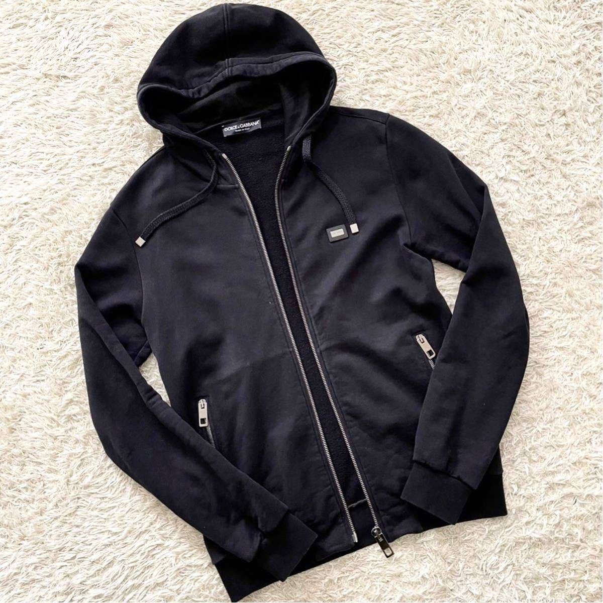 ドルチェ＆ガッバーナ【極美品】特大ジップ プレート ジップアップ 