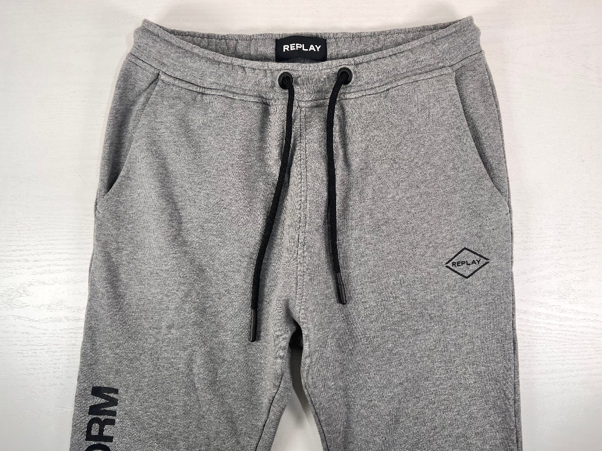新作 新品 REPLAY リプレイ スウェット パンツ Mサイズ グレー メンズ 