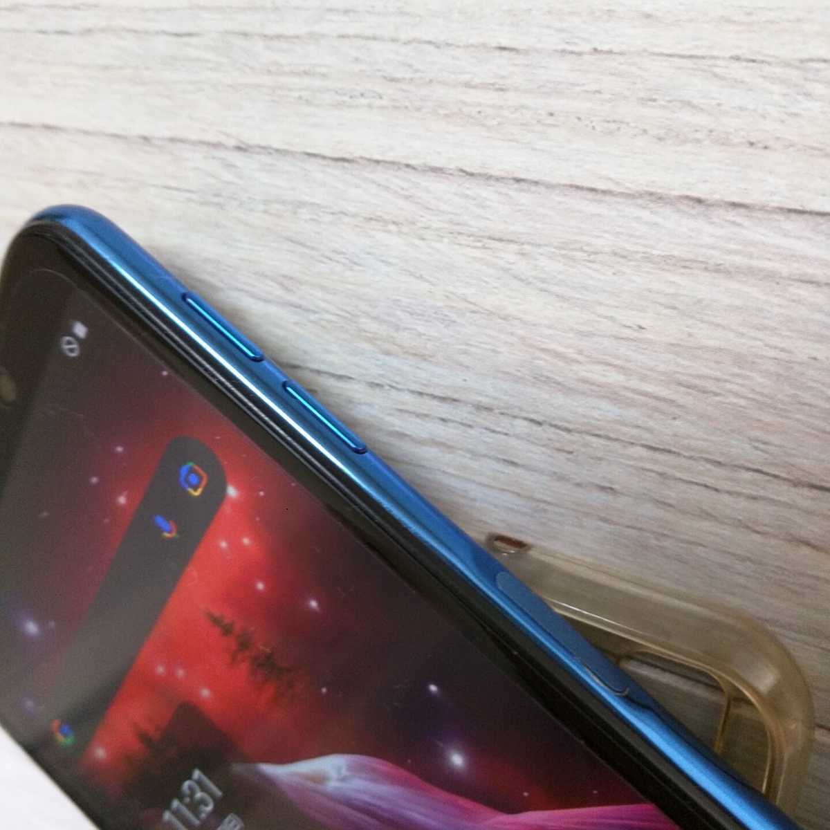 全国無料，本物保証】 GALAXY A7 SIMフリー ブルー 概ね美品かと思い