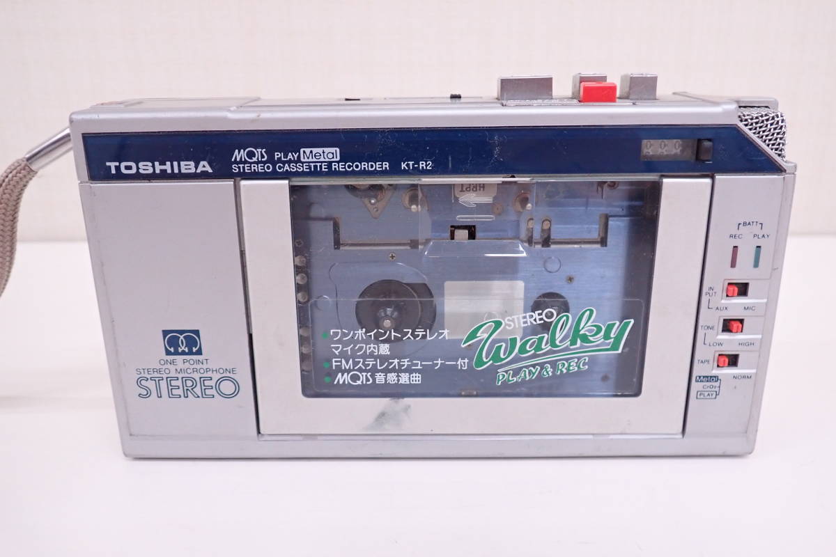KT-R2 Toshiba 東芝 TOSHIBA Stereo Cassette Recorder FM with RP-S2