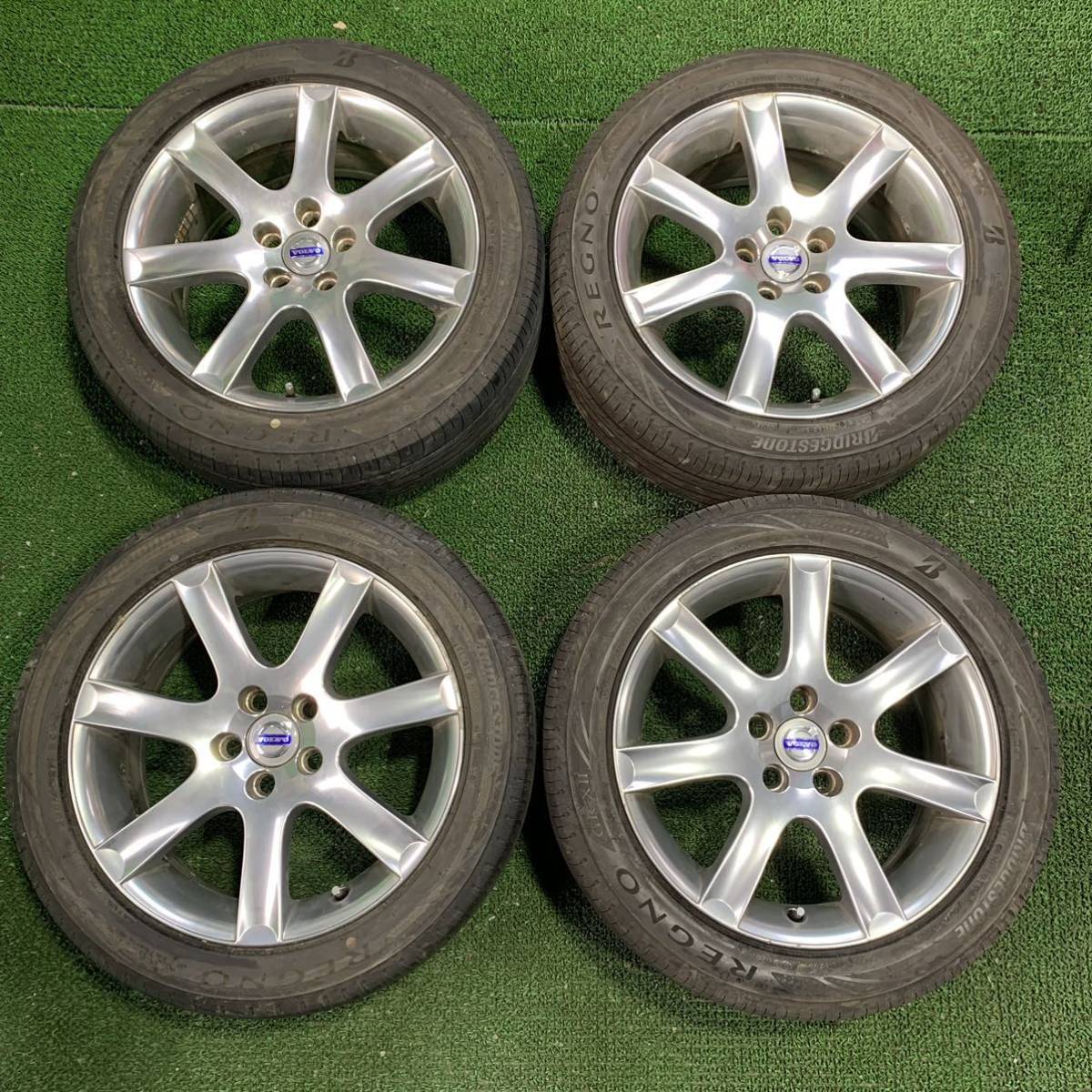 最新作，人気セール AB 308-301 ボルボ 19年製 BS REGNO GR-XII バリ山 235/45R17 94W 4本set VOLVO純正 7.5J 5穴 108 +45 63mm(ラジアルタイヤ)｜売買されたオークション情報、yahooの商品情報をアーカイブ公開 - オークファン 5穴