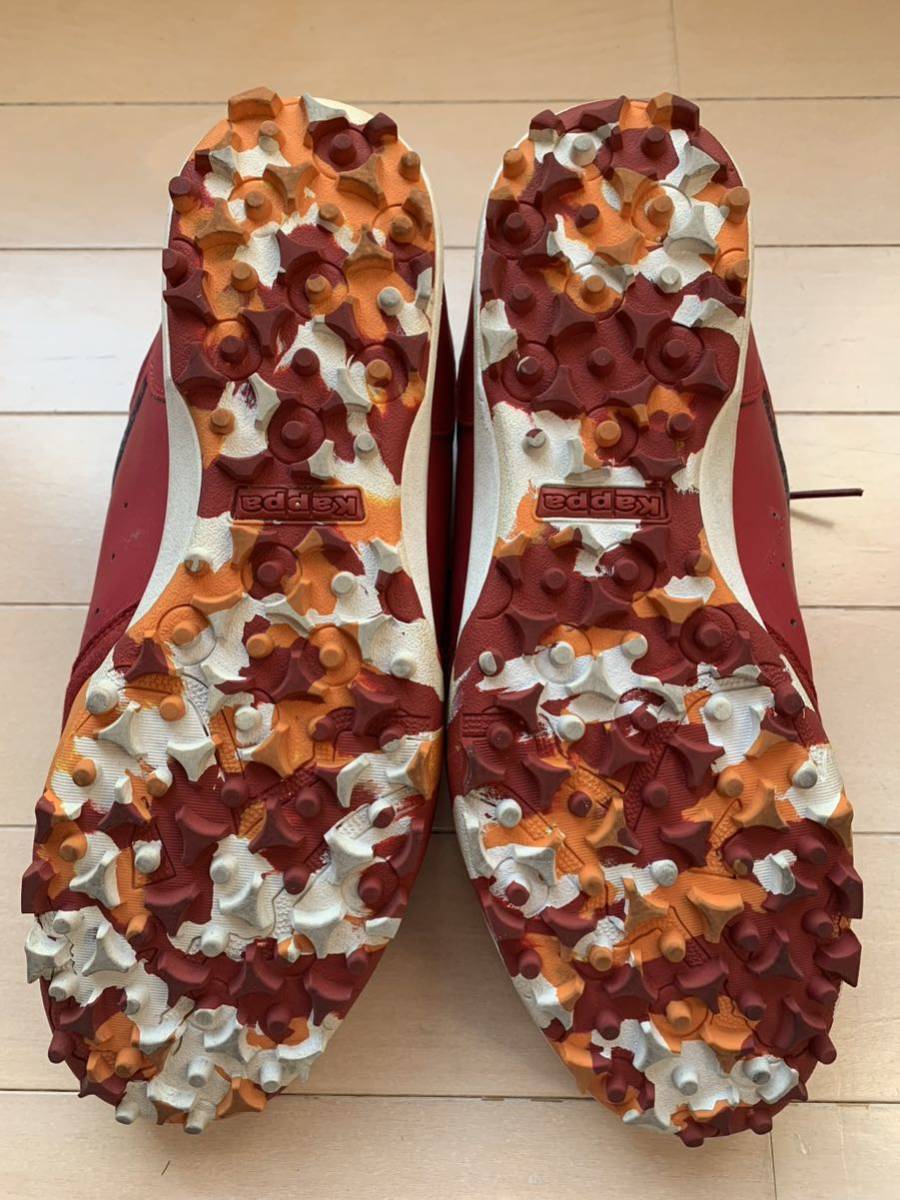 Kappa EVAコラボ レッド golf スニーカー カッパ×RADIO EVA/スニーカー