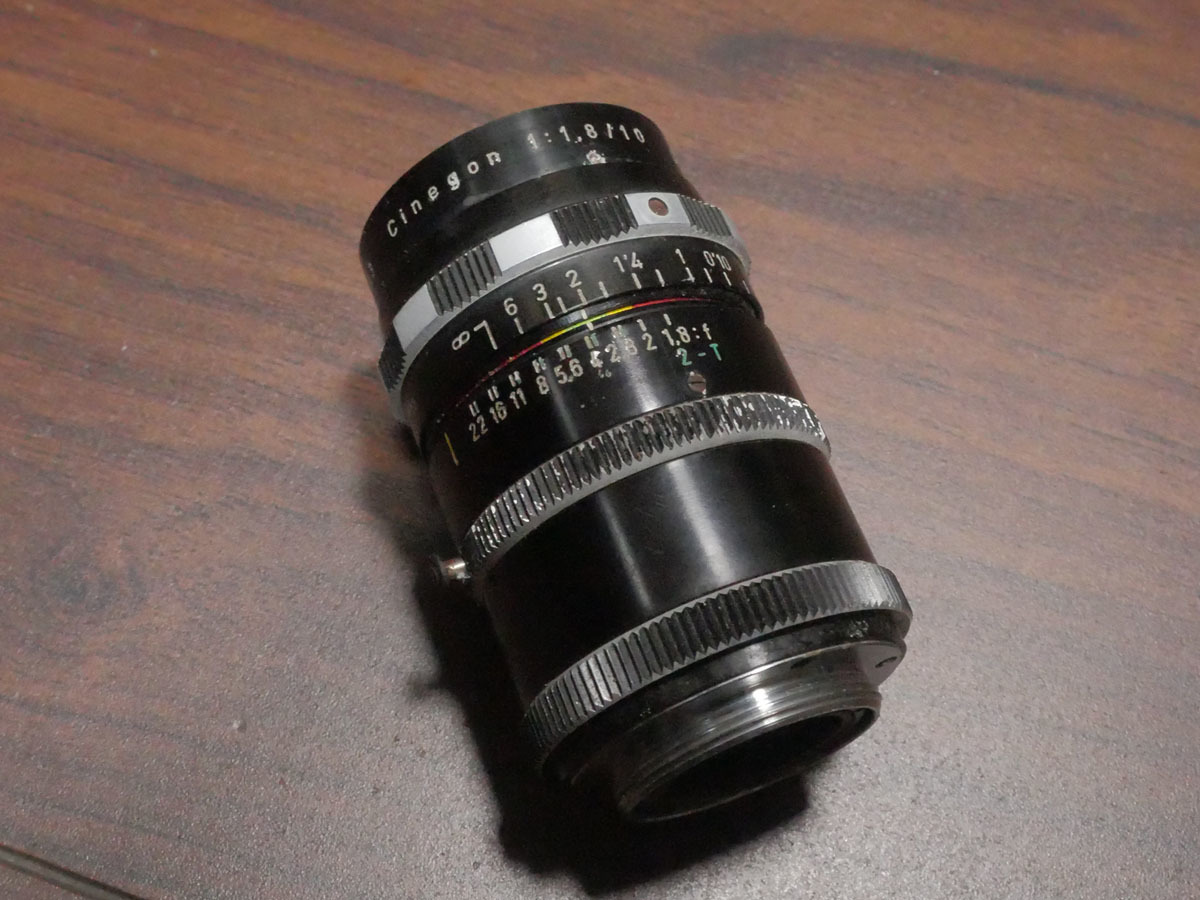 Schneider-Kreuznach Cinegon 10mm 1:1.8 シュナイダー Cinegon