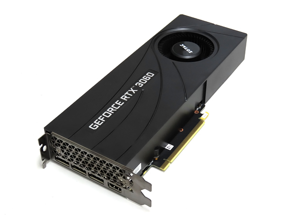 PCパーツ 【ジャンク】ZOTAC RTX3060Ti GDDR6 ブラックアウト