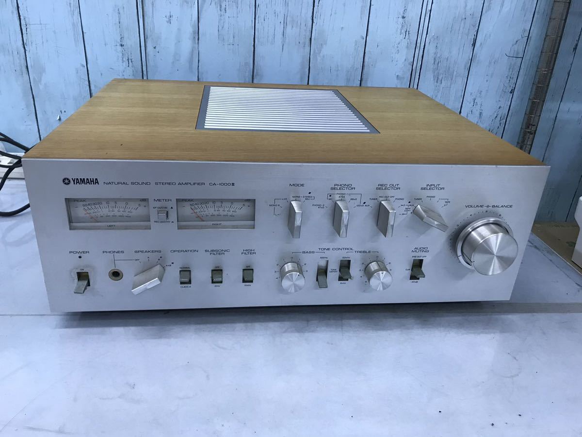 yamaha ca-1000Ⅲ プリメインアンプ 通電のみ確認（140s）