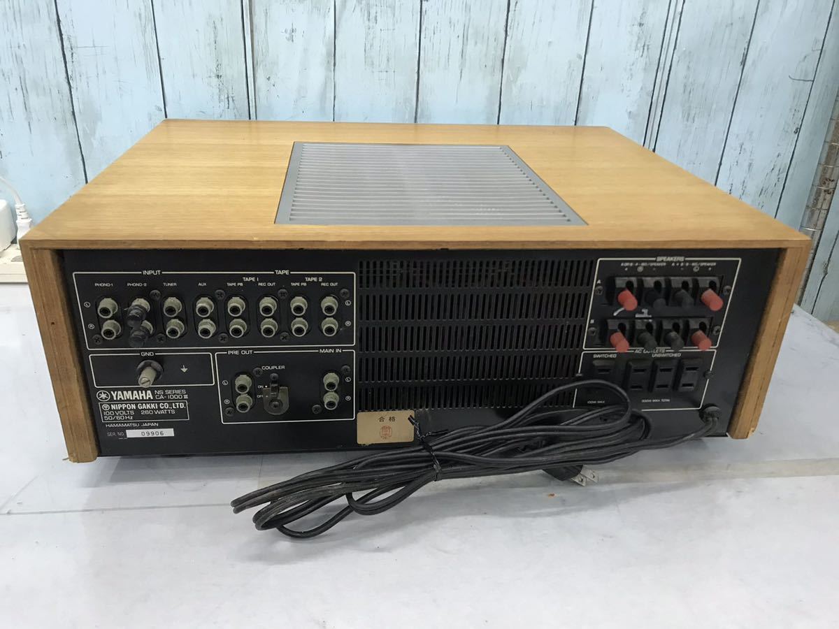yamaha ca-1000Ⅲ プリメインアンプ 通電のみ確認（140s） 【公式通販】