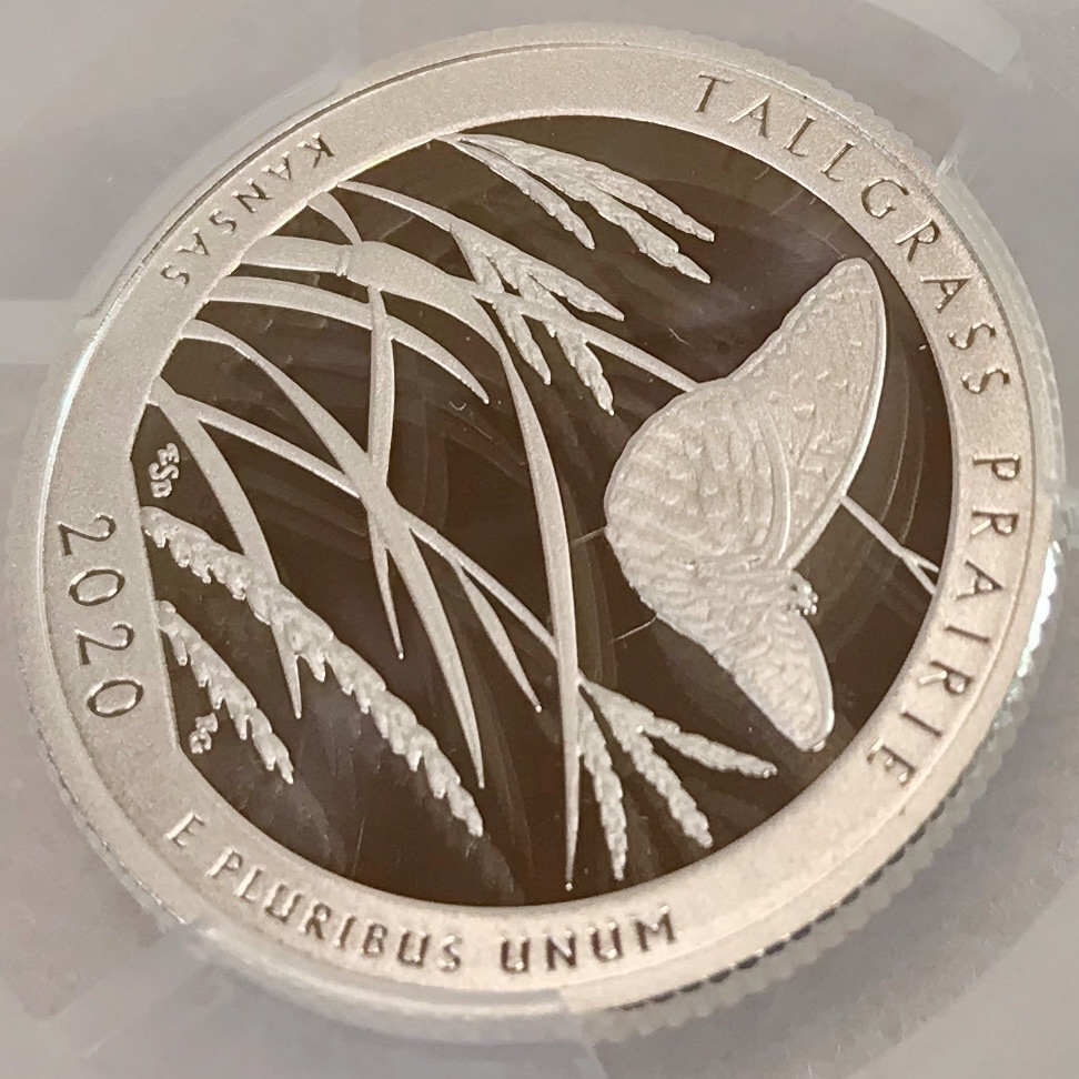 ☆First Day of Issue＆最高鑑定！☆トールグラスプレーリー国立保護区 アメリカの美しい光景△2020年 25セント 銀貨 PCG  SPR70 DCAM 天使の里 二十一周年記念フェア」のご案内♪ | ボークス ドルフィーブログ