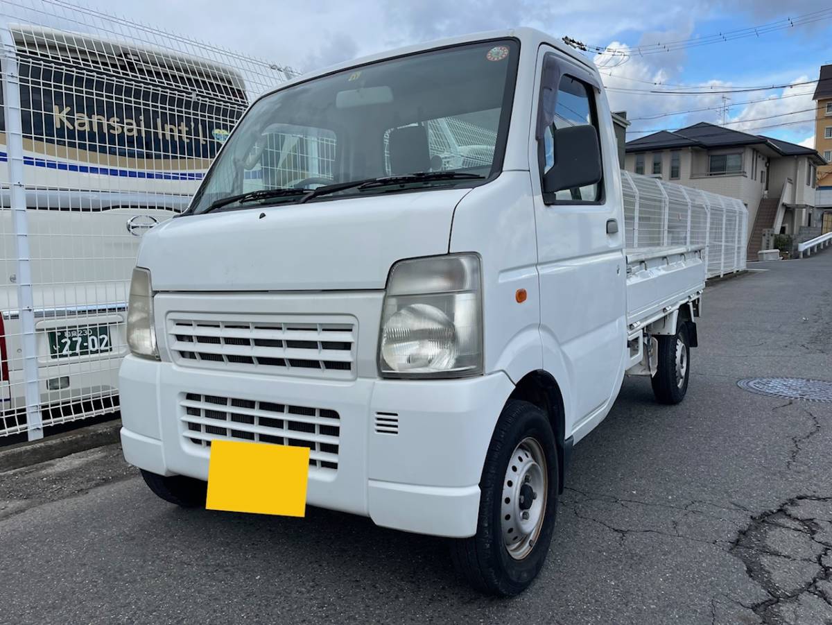 車検2年 キャリィトラック 走行9万km台 オートマ車 AT エアコン パワステ 修復歴なし 軽トラ まだまだ人気のDA63型 スズキ 軽トラ 中古車・新車 諸経費込 再出品値引き☆車検2年つき☆DA63T☆キャリイ☆19年式☆エアコン webCG