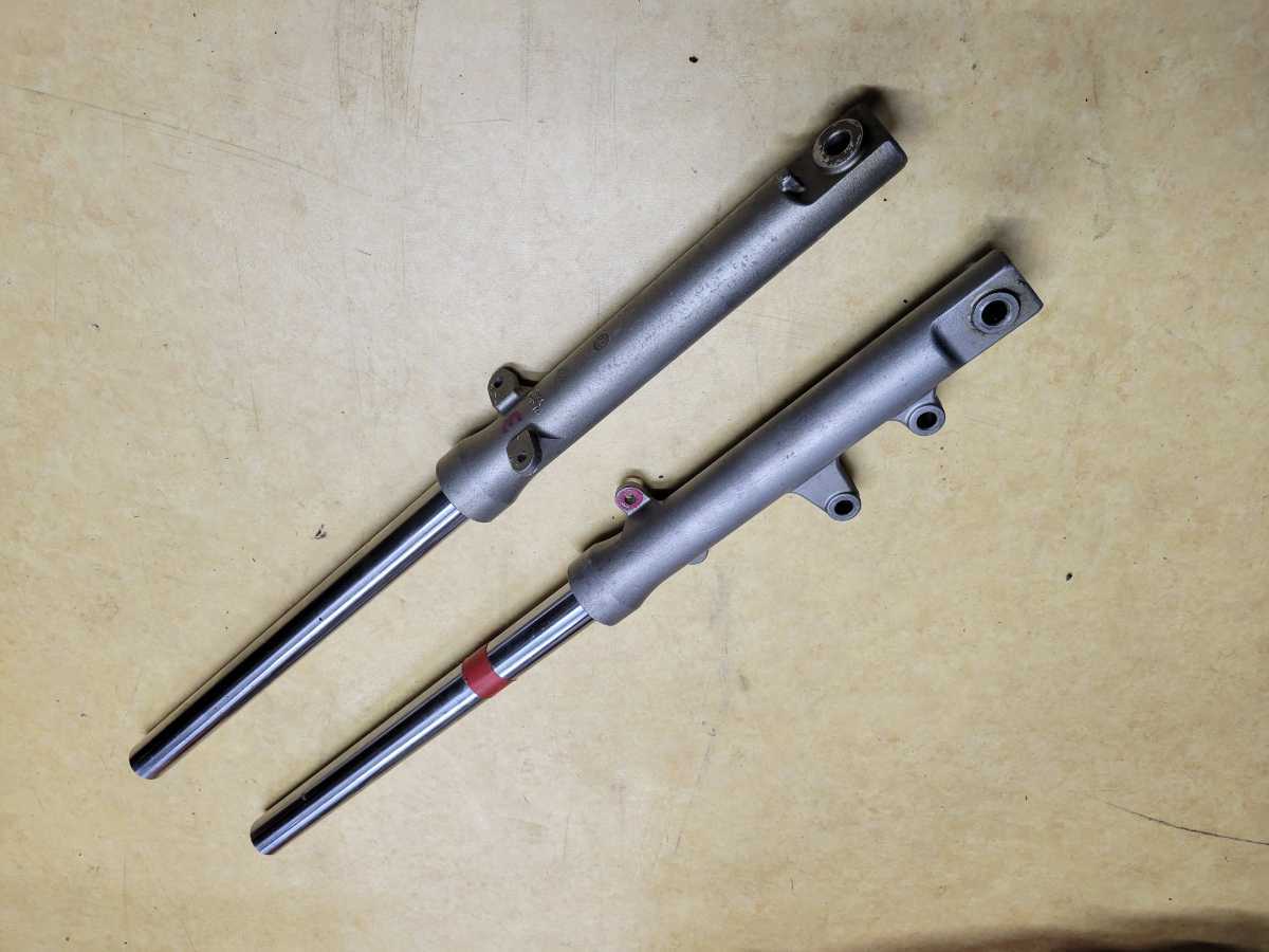 tzm50r フロントフォーク TZM50R 純正フロントフォーク チューニング済み