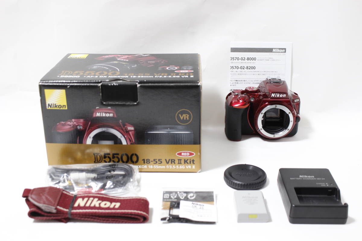 極美品◇Nikon ニコン D5500 ボディ◇シャッター回数1465回のみ♪-01 