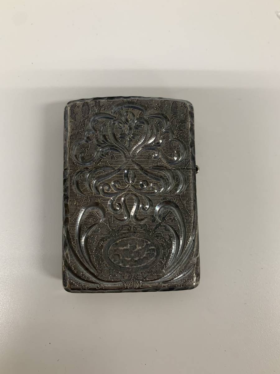 6424　ZIPPO エッチング　ジッポー　彫模様　