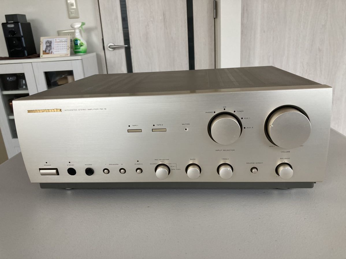 プリメインアンプ オーディオ機器 Marantz ワンオーナー マランツ 取扱