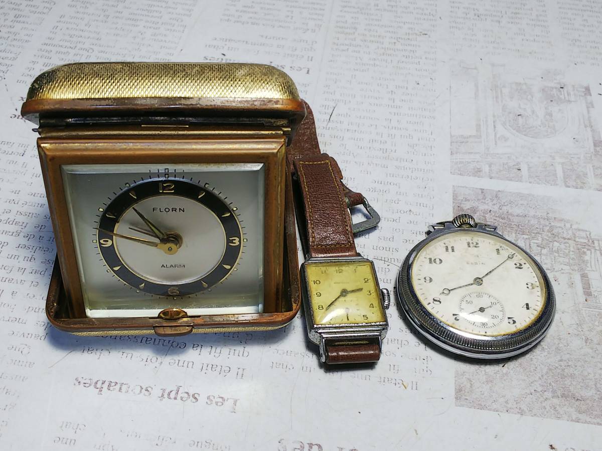 12186☆懐中時計/スモセコ/アンティーク 手巻き 3セット - 美品SEIKO 