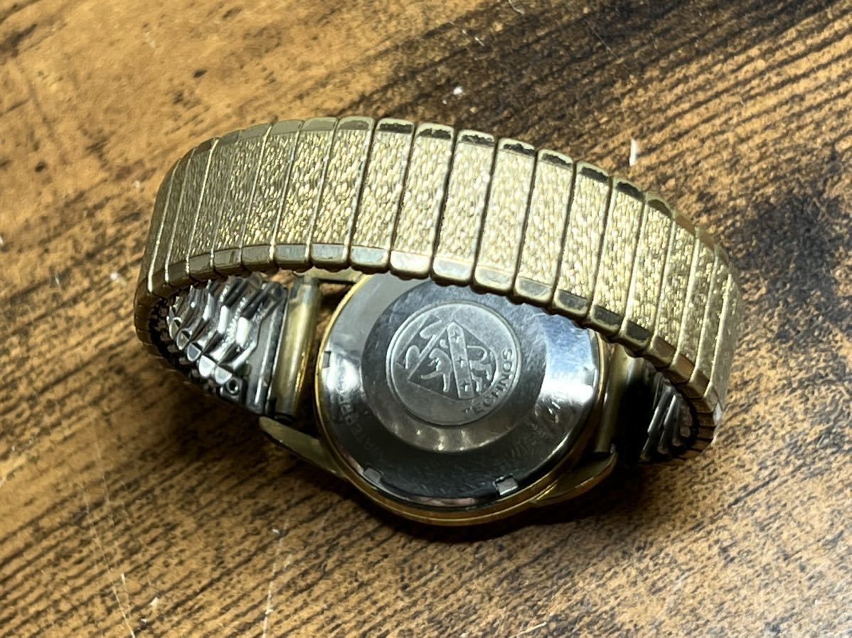 ☆TECHNOS テクノス goldshield ゴールドシールド 3針 Date デイト