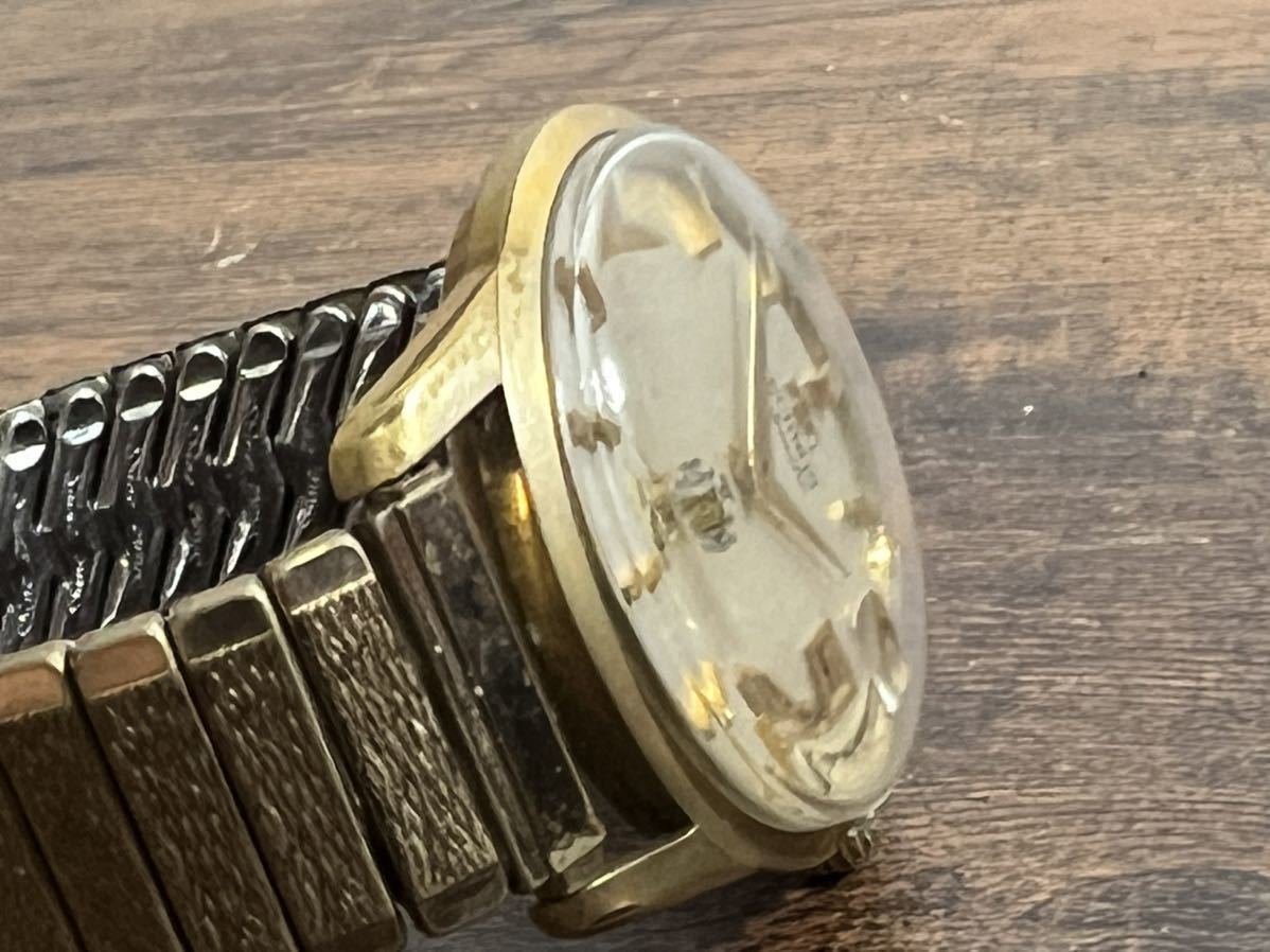 TECHNOS テクノス ゴールドシールド 自動巻き デイデイト【稼働品】メンズ ☆TECHNOS テクノス goldshield ゴールドシールド 3針 Date デイト