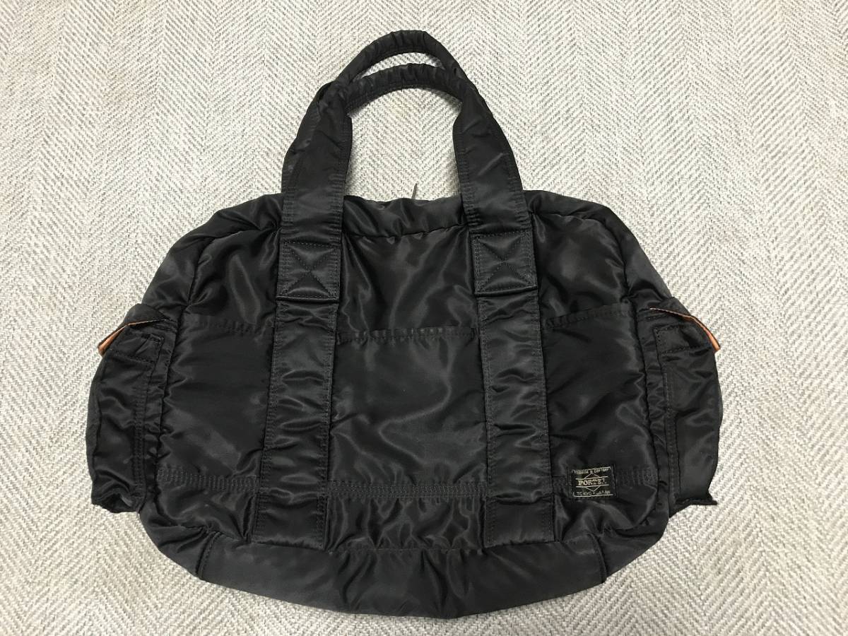 PORTER ポーター タンカー ダッフルバッグ 黒 ブラック ボストンバッグ
