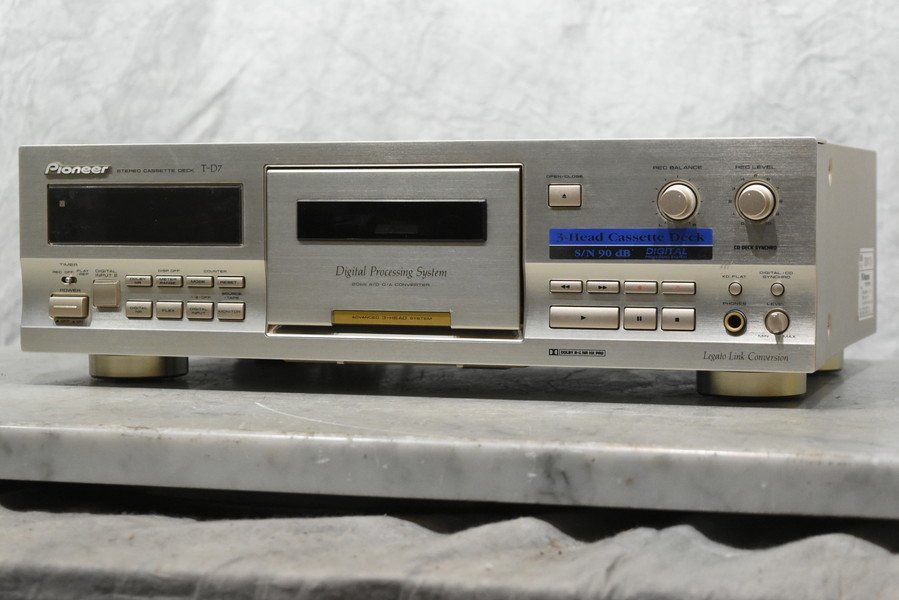 Pioneer パイオニア T-D7 カセットデッキ 完動品Pioneer T-D7 Pioneer パイオニア T-D7 カセットデッキ 完動品Pioneer T-D7