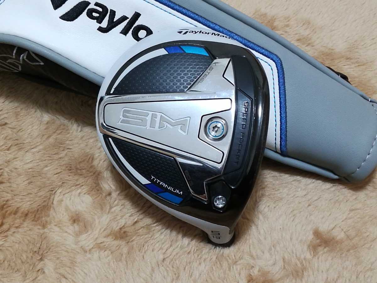 ★美品 SIM 5W 19度 ヘッド 純正カバー付 中古★