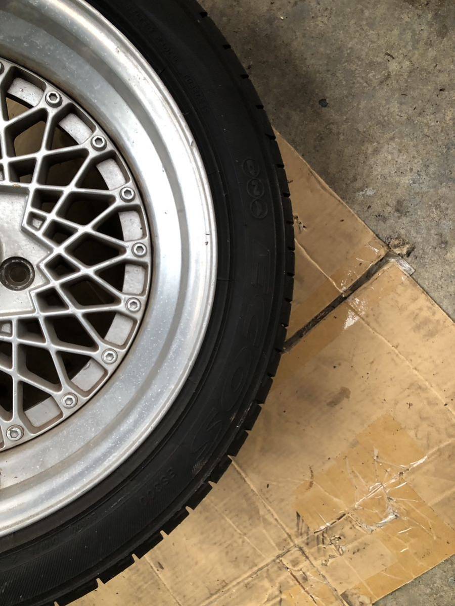 AE86 旧車 当時物 レイズ ボルクレーシング メッシュ 15インチ 7J 4本 
