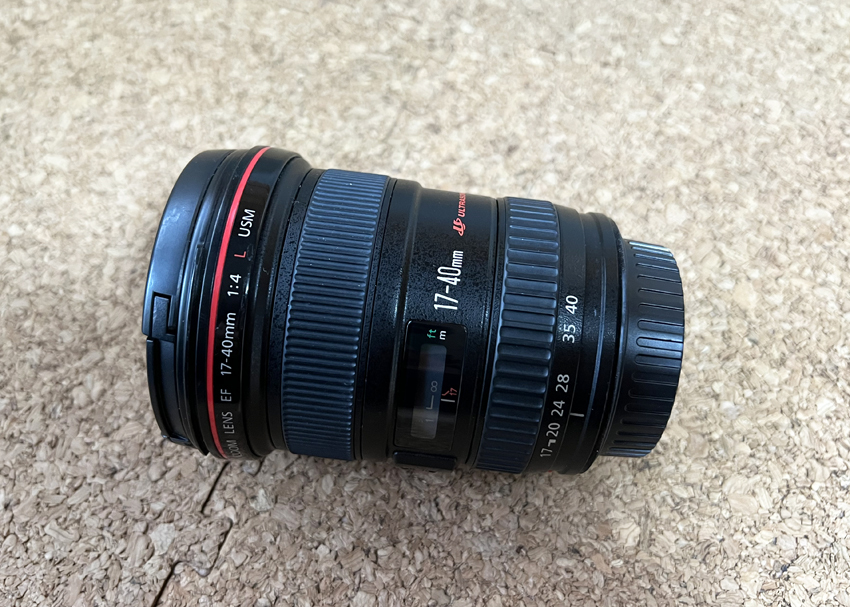 CANON キャノン EF 17-40mm 4L USM ズームレンズ フード付き