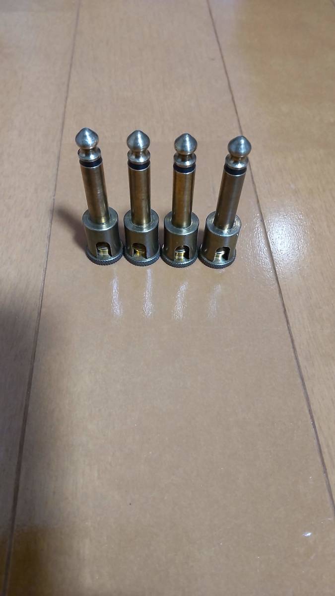 GEORGE L'S ( ジョージエルス )155 Angle Plug Brass 8本セット