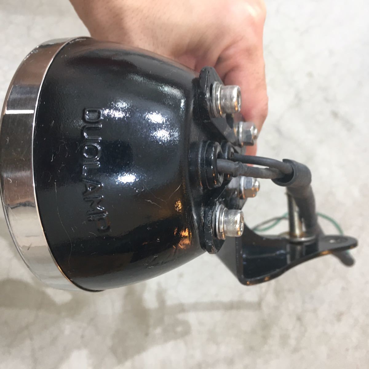 sr400 新品未使用 サイドナンバー　テールランプボバー チョッパー sr400 duoテールランプ サイドナンバー ビンテージ チョッパー ボバー