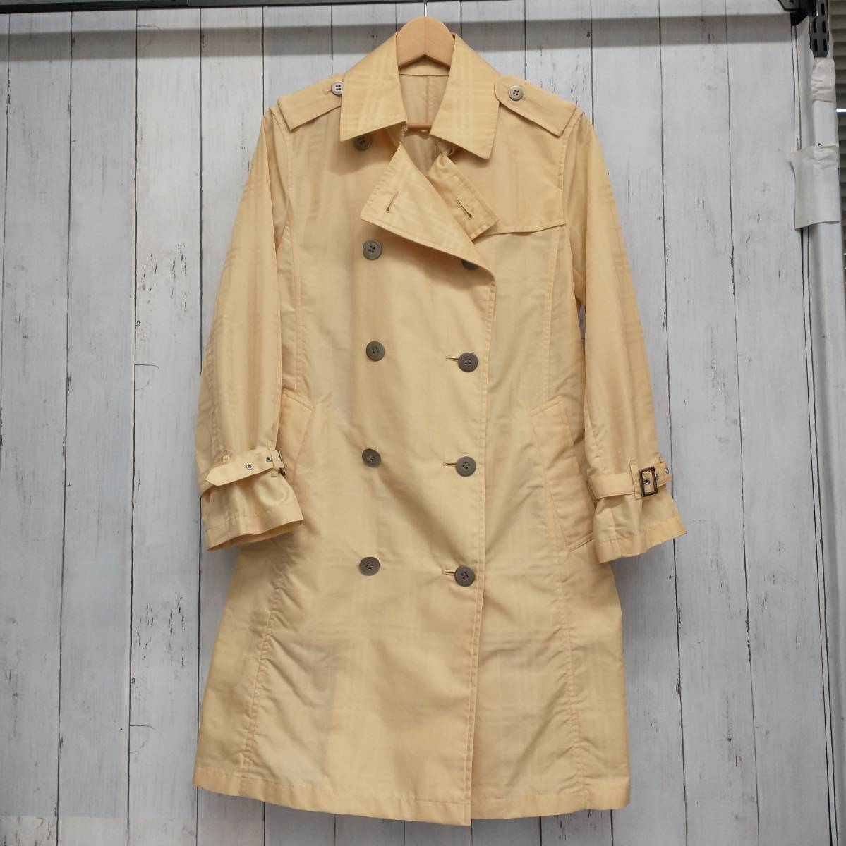 BURBERRY コート LONDON バーバリー ロンドン トレンチ ベルト付き 三