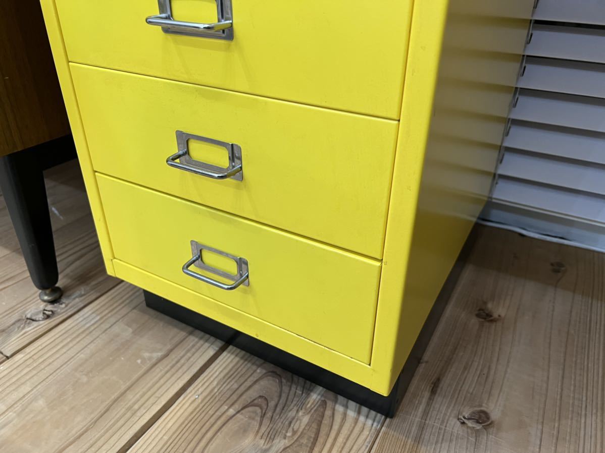 BISLEYのキャビネット 5段 黄色 美品 【公式通販】