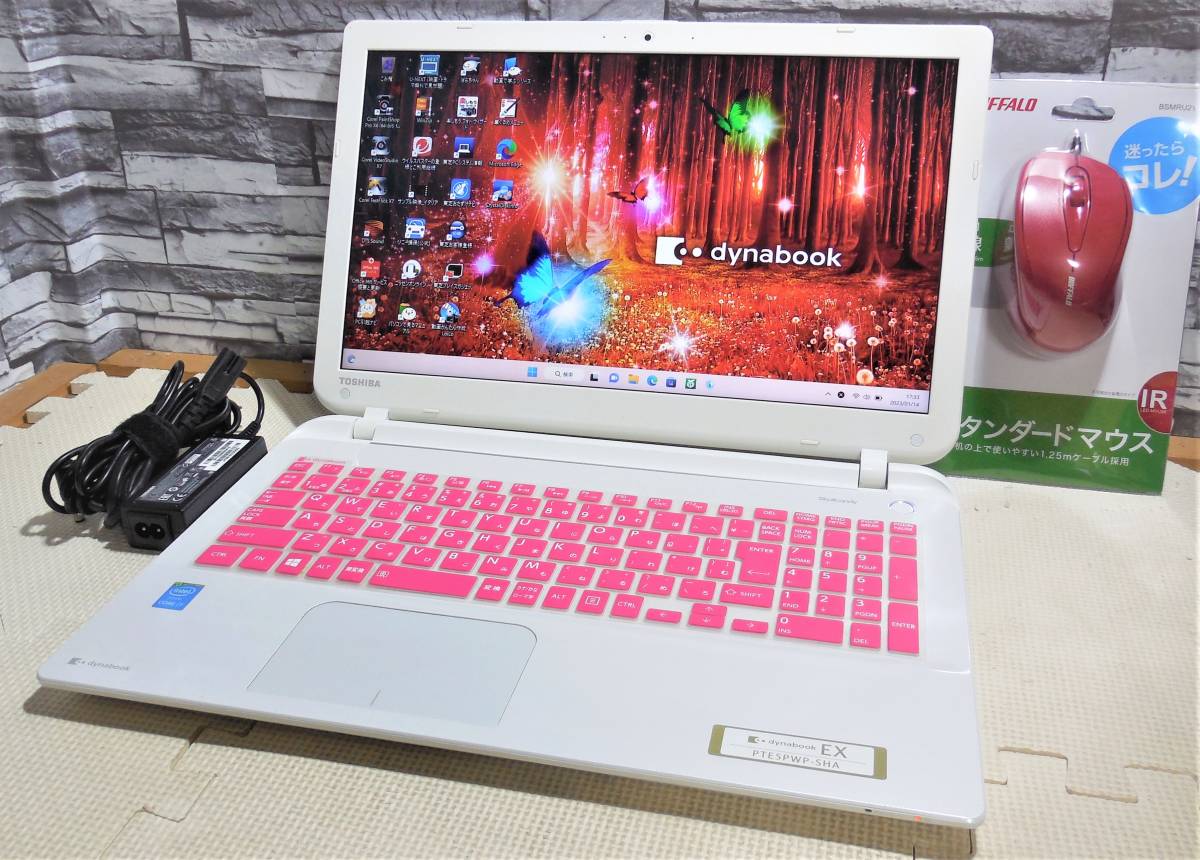 ★超速i7贅沢仕様！★Windows11 22H2/重厚ONKYO/Webカメラ【新品 SSD512GB/メモリ8GB/core i7-5500U】DVD/Bluetooth/office/東芝 EX56/PW