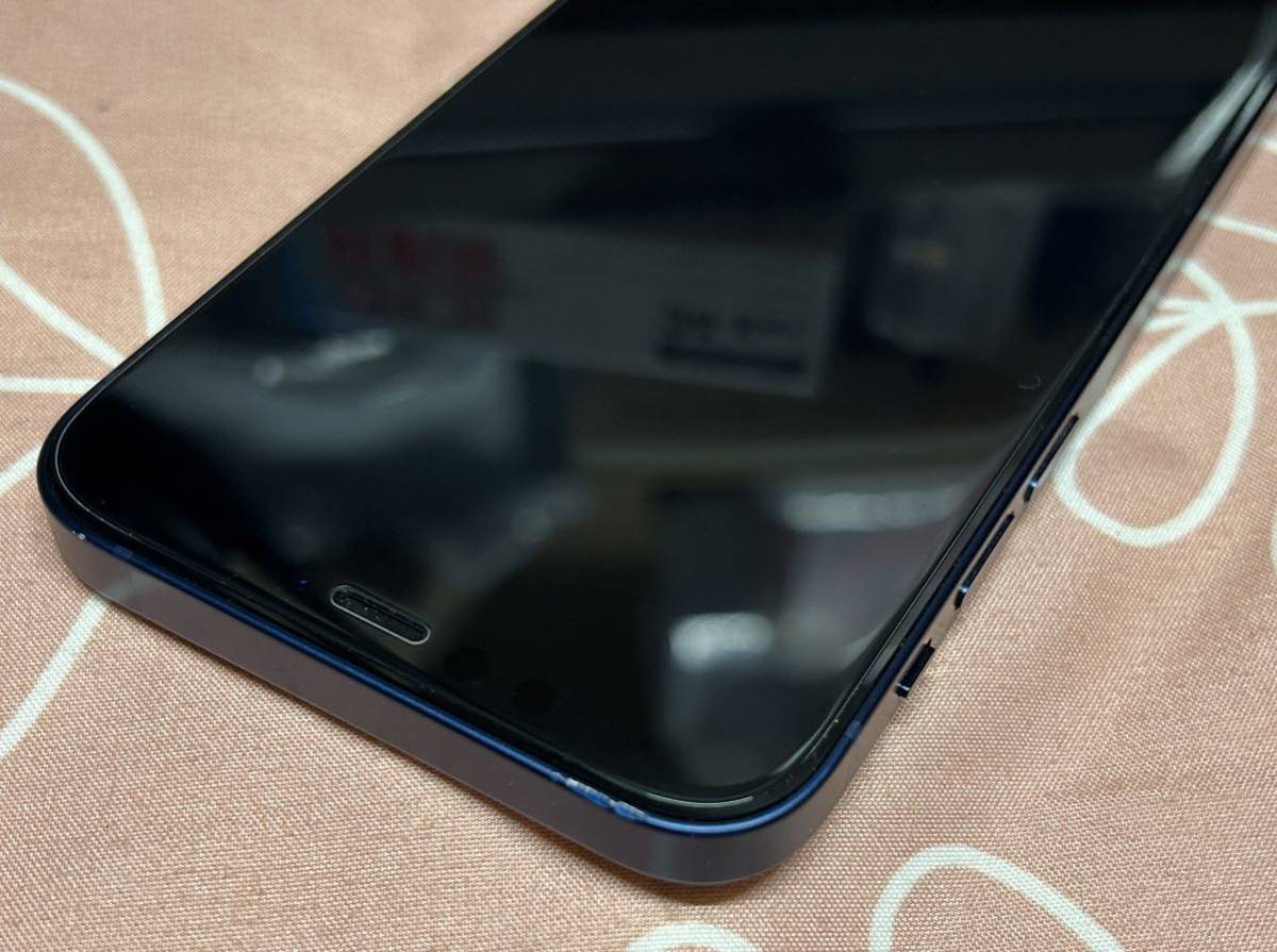 【美品】iPhone12 ブルー 128GB SIMフリー AppleCare+期間中 バッテリー最大容量93% 一括購入品残債なし _7