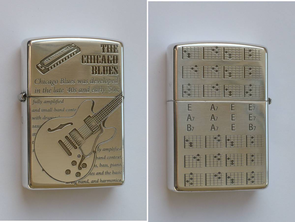 BLUES ZIPPO⁄Gretsch - Yahoo!オークション 未使 CHICAGO ギター 未使 