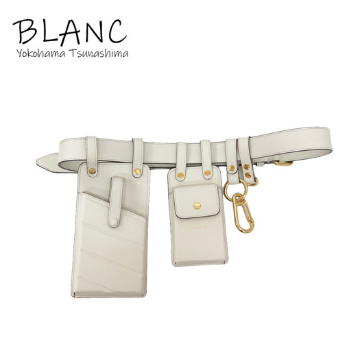 フェンディ レザー 8C0593 ホワイト（白）系 新春SALE・最大2万円OFF