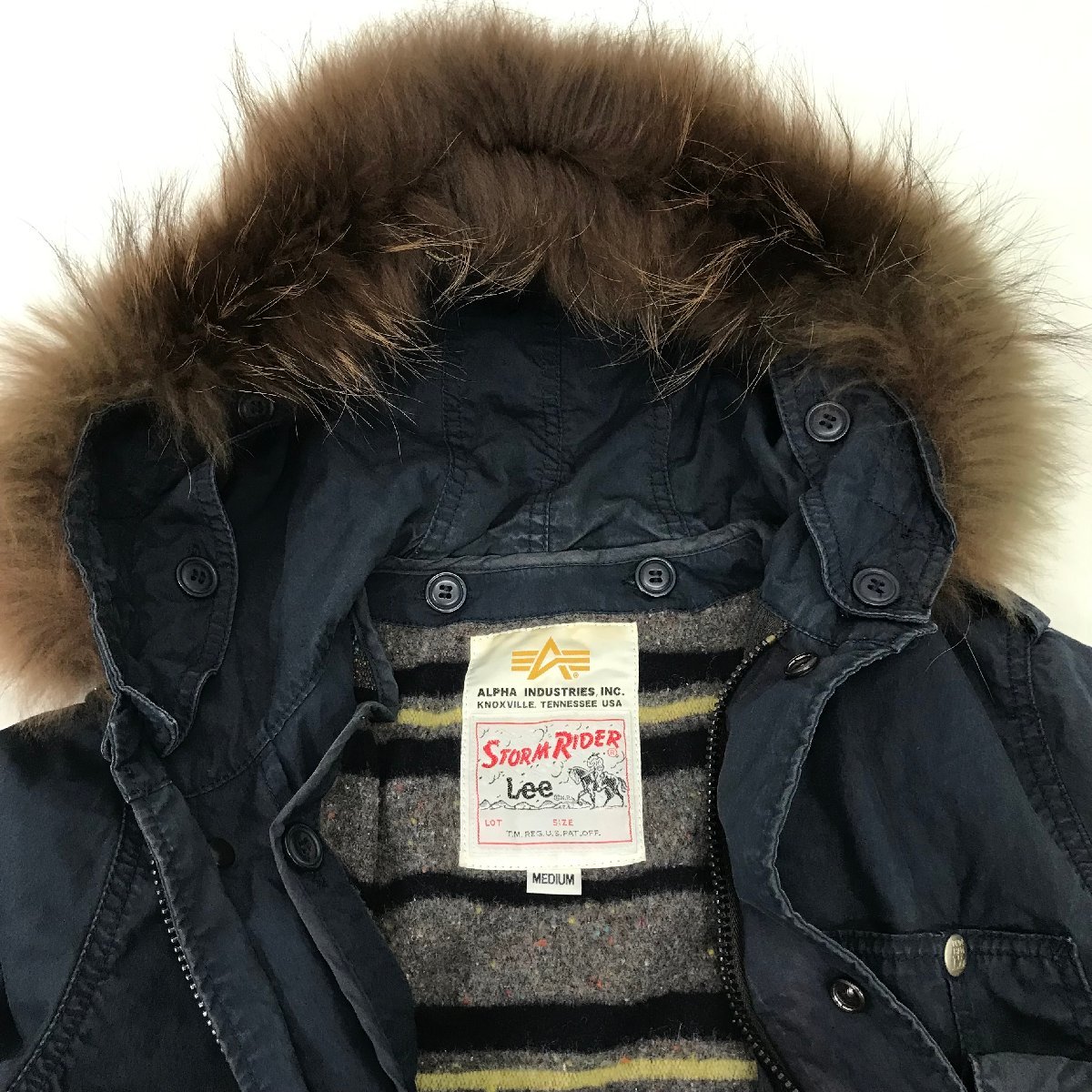 △ ALPHA INDUSTRIES Lee STORM RIDER アルファ リー ストームライダー  