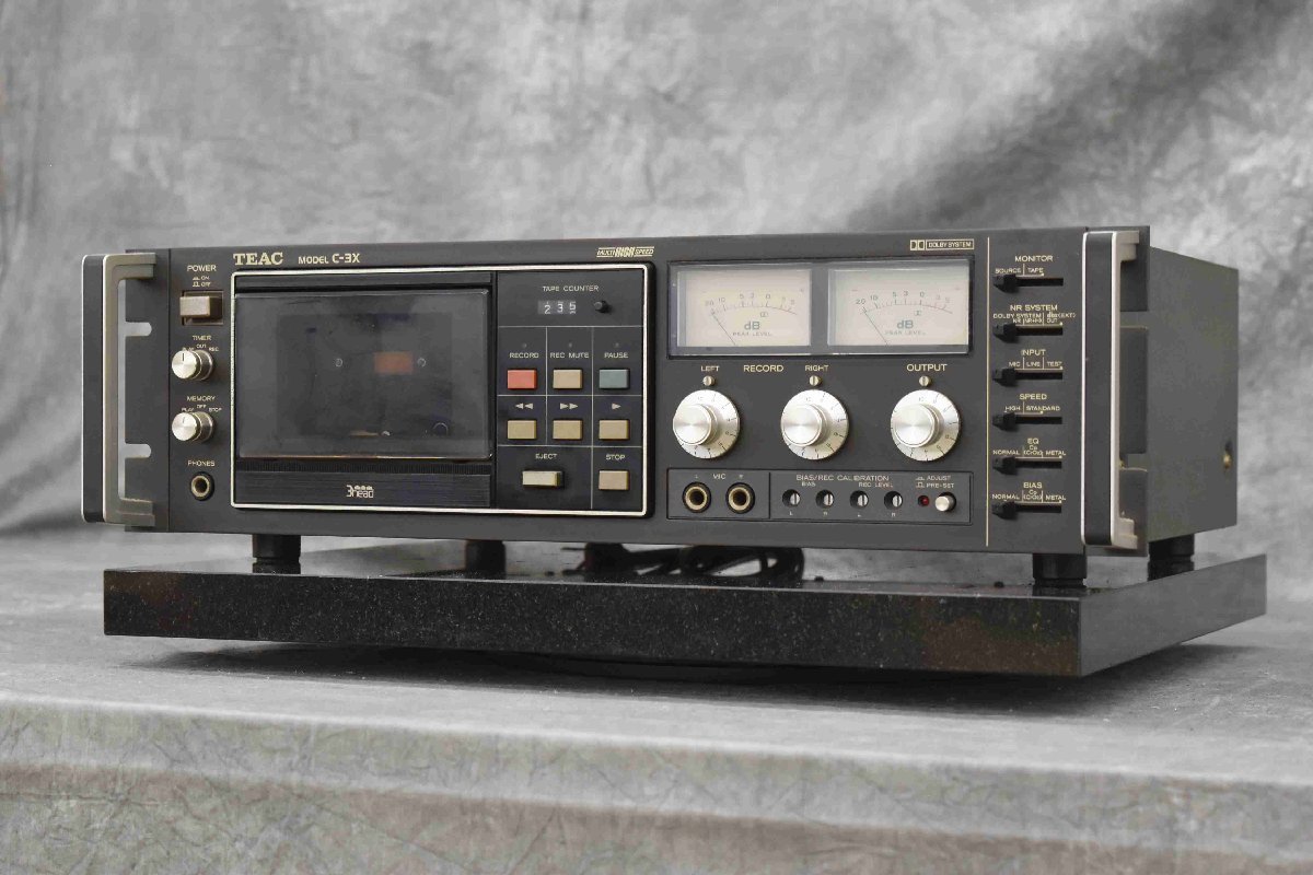 □□TEAC C-3X カセットデッキ ティアック□□241224001J□□ C-3X