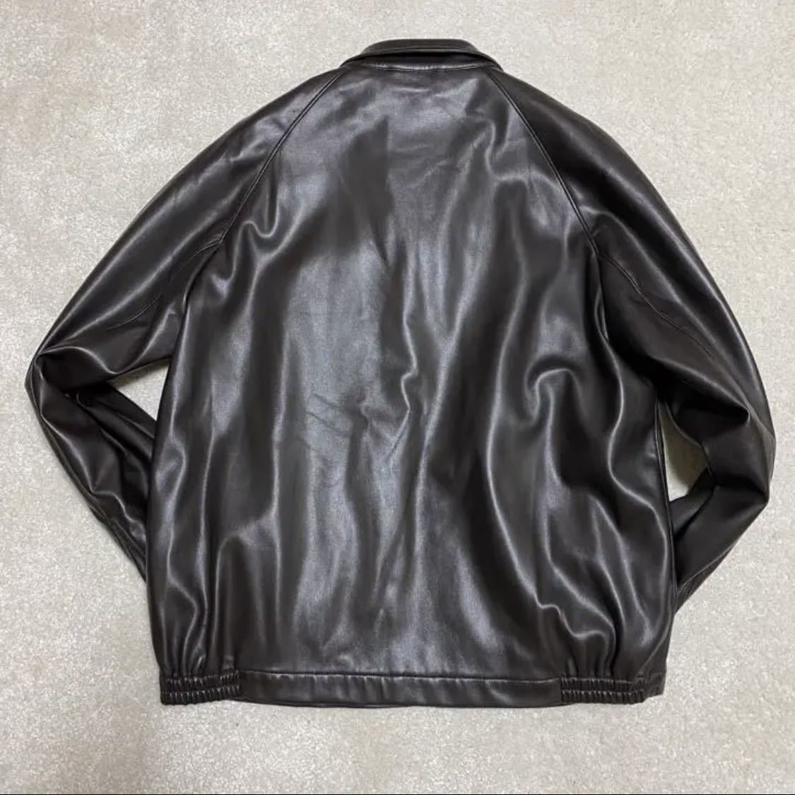未使用級 定価6万 J.PRESS ジェイプレス 21AW フェイクラムレザー 
