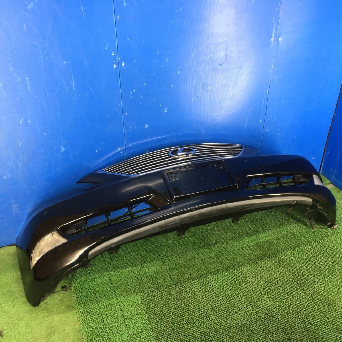レクサス UVF46 LS600h UVF45 フロントバンパー LS460 LS LS600hL 中期
