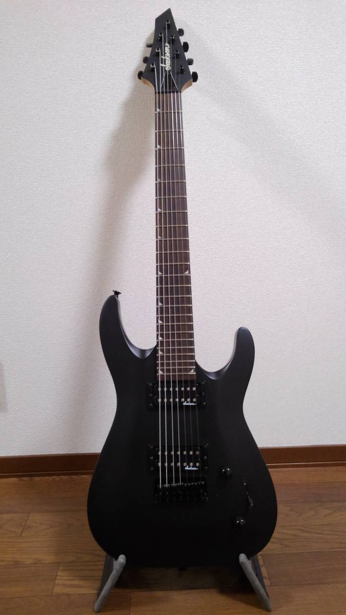 GIG ブラック エレキギター　ジャンク品 Jackson JS Series Satin Black 7弦ギター ジャンクとして 【公式通販】