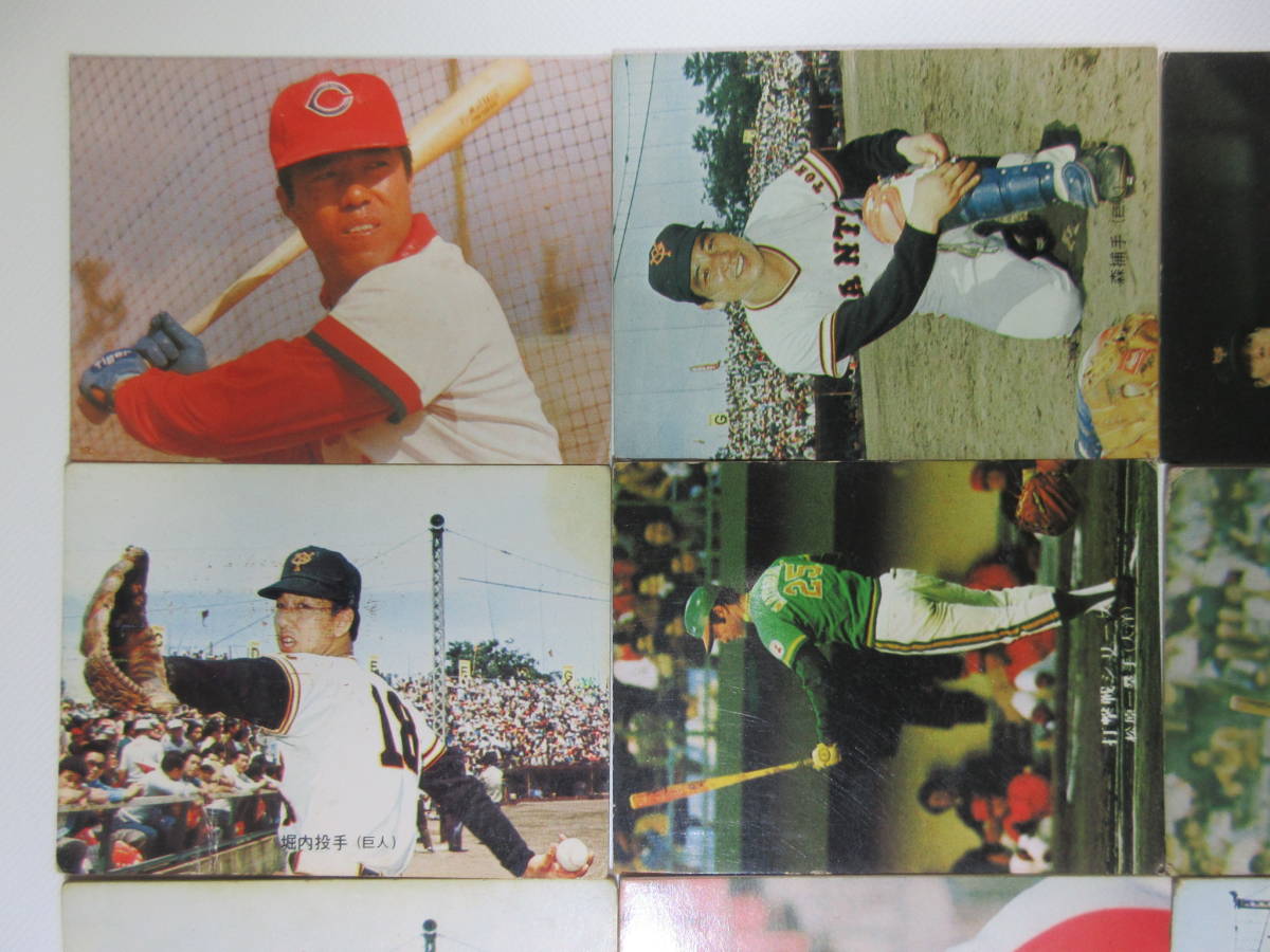 7 昭和レトロ 当時物【1970年代 カルビー プロ野球カード 27枚 まとめ