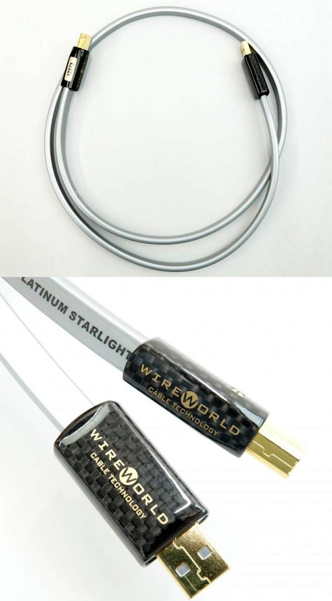 WIREWORLD PSB7/1.0m Platinum Starlight 7 USBケーブル A-Bタイプ 1.0