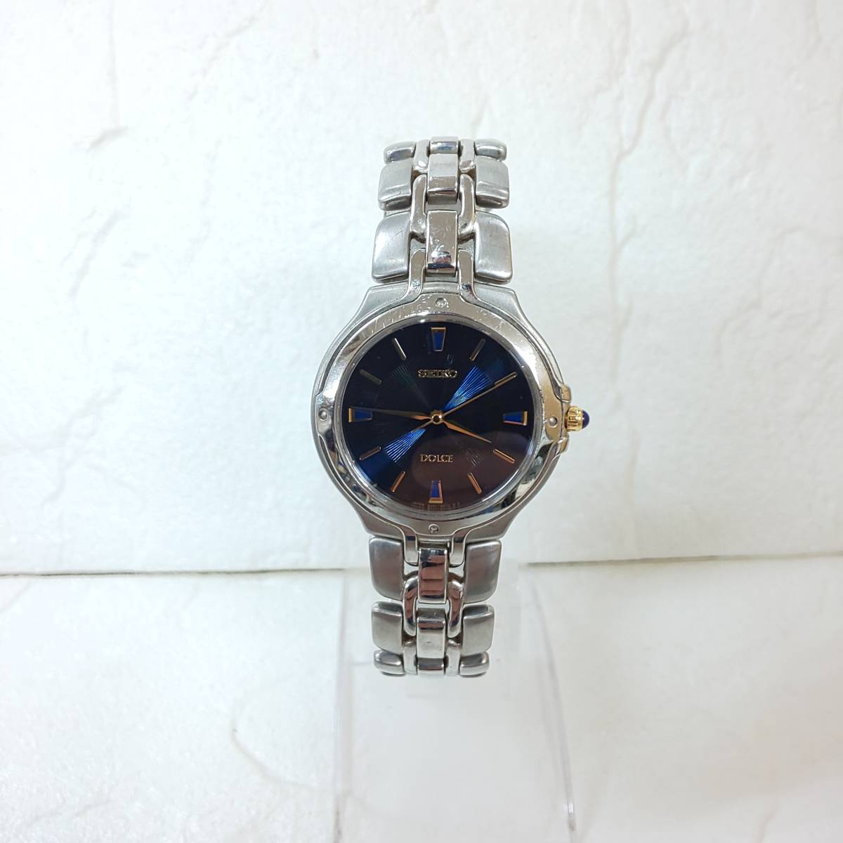 セイコー SEIKO ドルチェ メンズ (U-151) クォーツ腕時計☆3906 