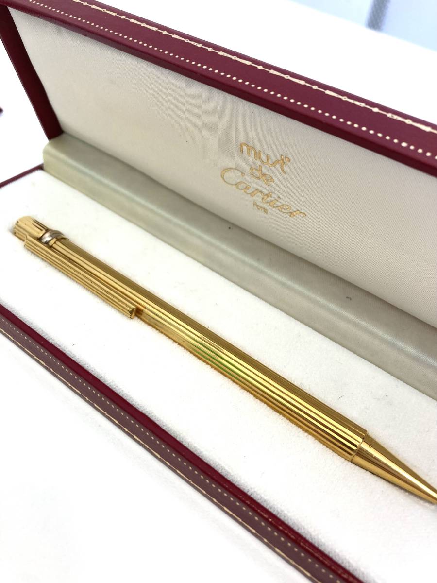 BT6906】Cartier カルティエ トリニティ ボールペン ゴールド 箱有り