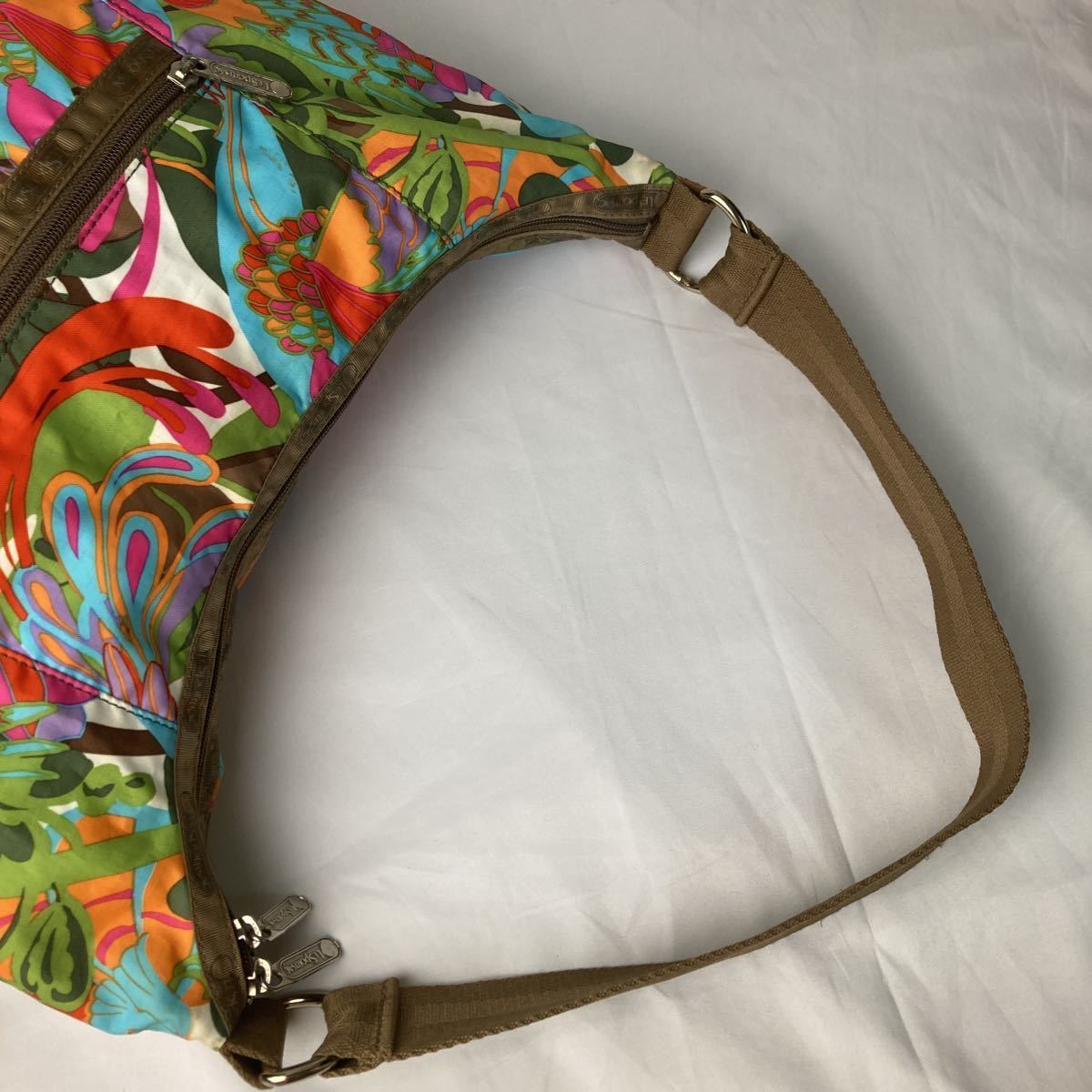 LeSportsac レスポートサック ショルダーバッグ インコ柄 鳥柄 