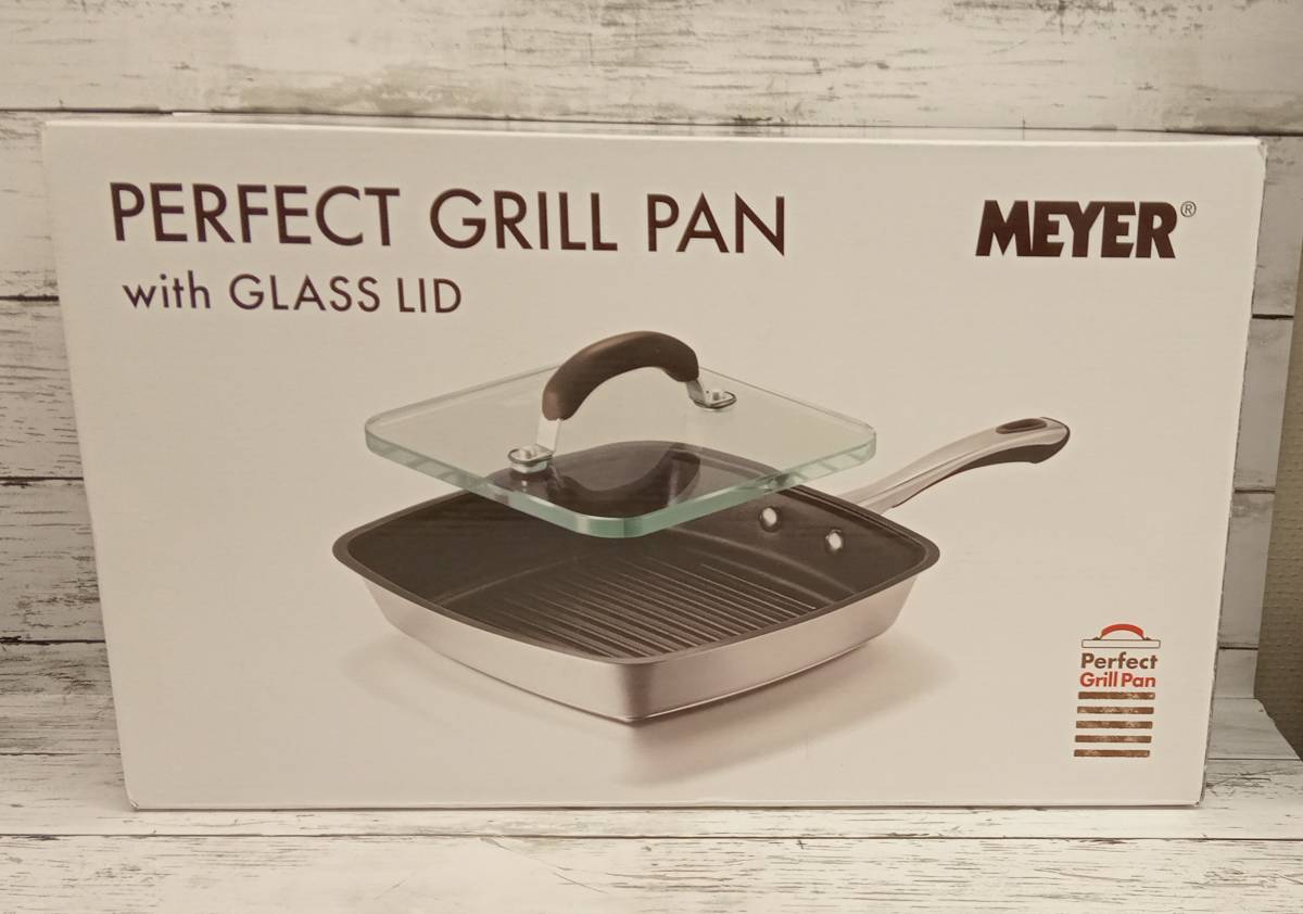 MEYER マイヤー PERFECT GRILL PAN with GLASS LID パーフェクト
