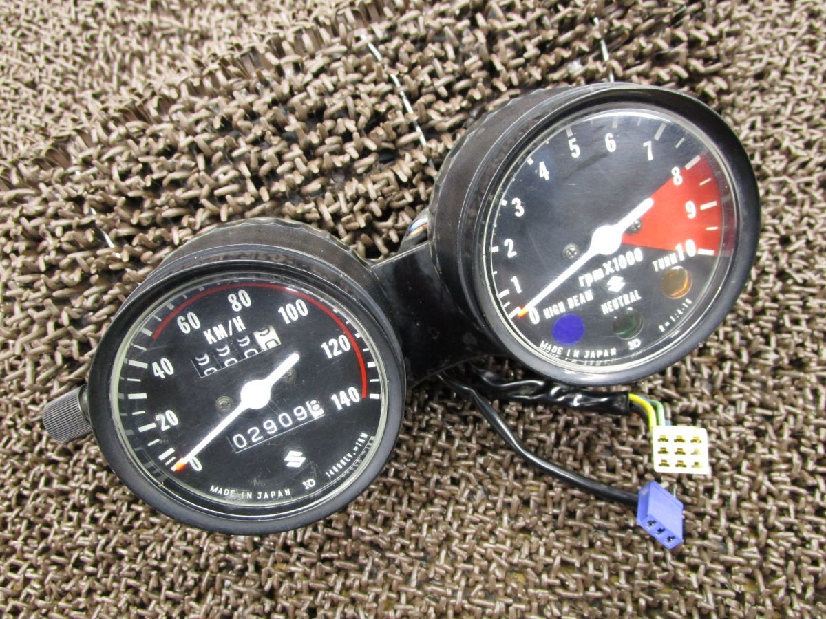 TS125 スピードメーター タコ v30 TS125 スズキ TS125 動画有(スズキ用)｜売買されたオークション情報、yahooの商品情報をアーカイブ公開 - オークファン スズキ用