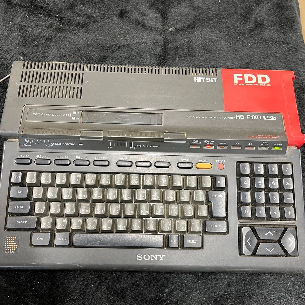 C-515ソニー ヒットビット SONY HITBIT HB-F1XD MSX2 パソコン