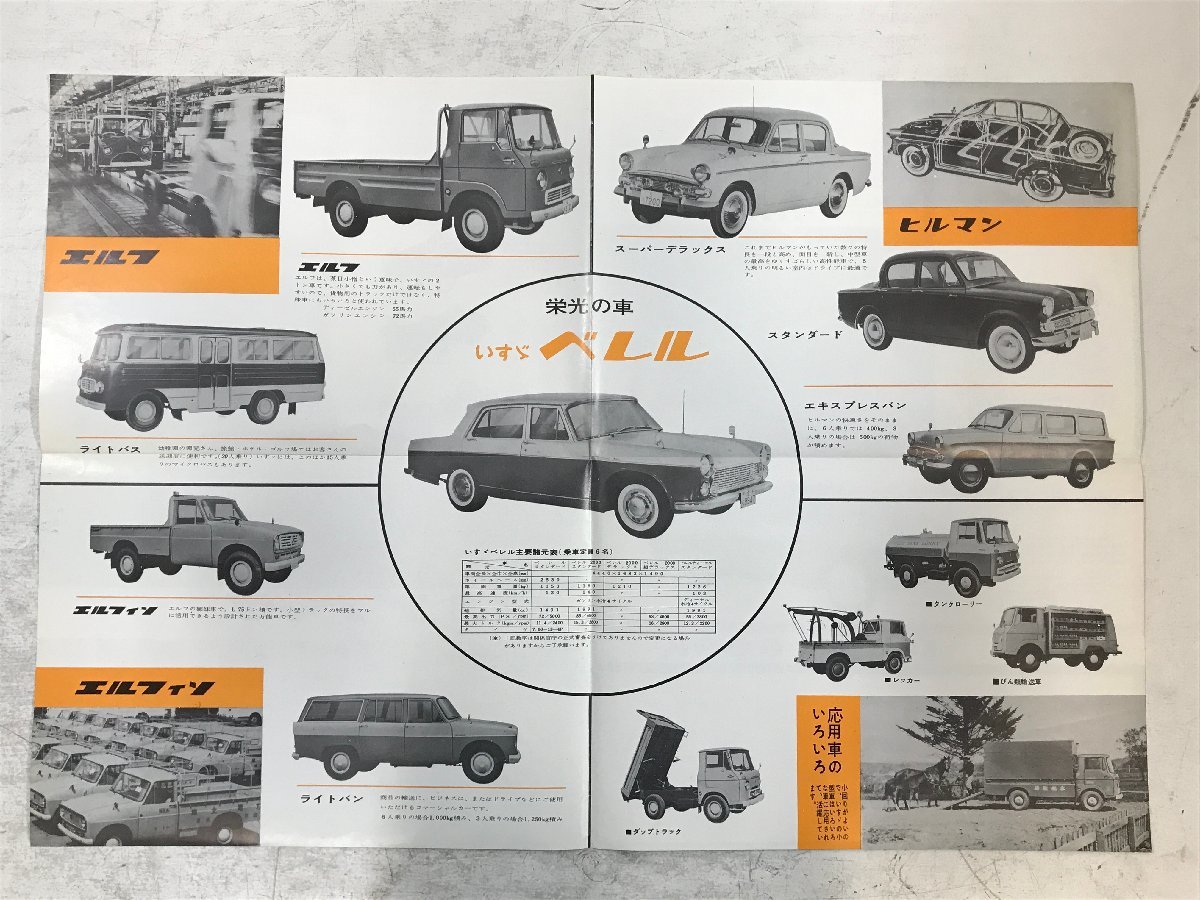 いすゞベレルパーツリスト （◇ 旧車パンフレット カタログ ISUZU  