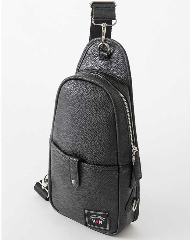 新品 VAN JAC ヴァンヂャケット ボディバッグ アーチロゴ JAC ヴァン