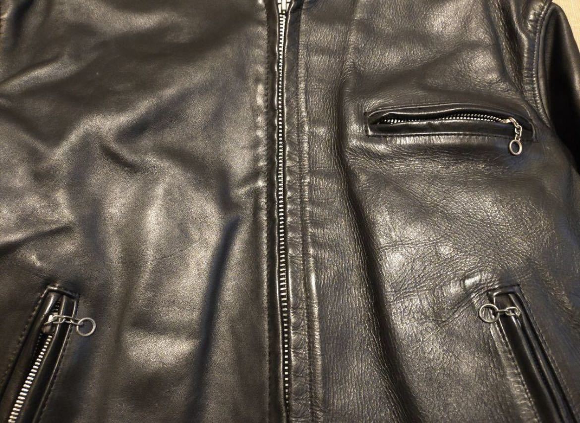 schott サイズ42 シングルライダース 641 インナーボア付き