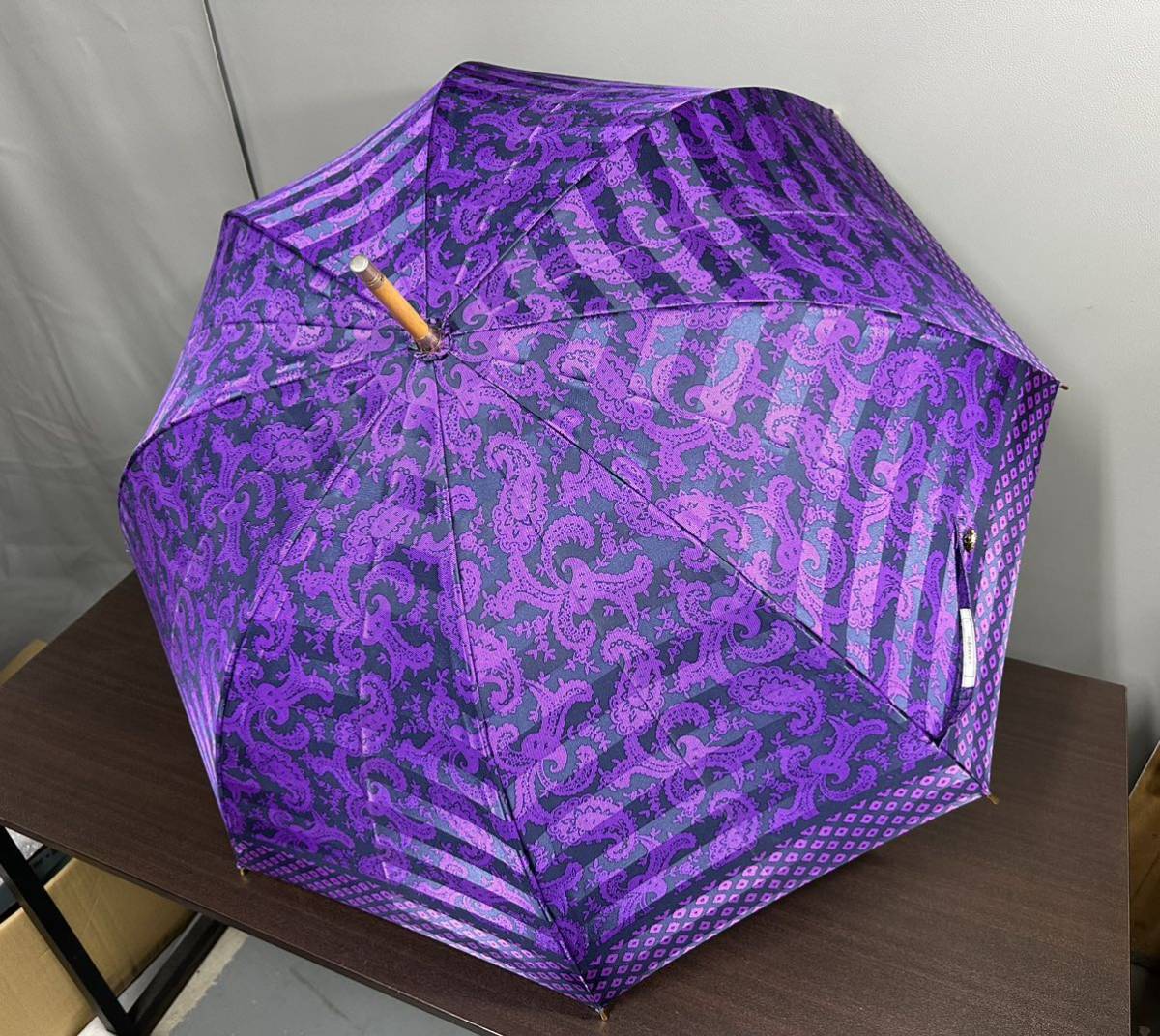 イヴ・サンローラン 新品 ネイビー レース日傘 紫外線対策 レディース