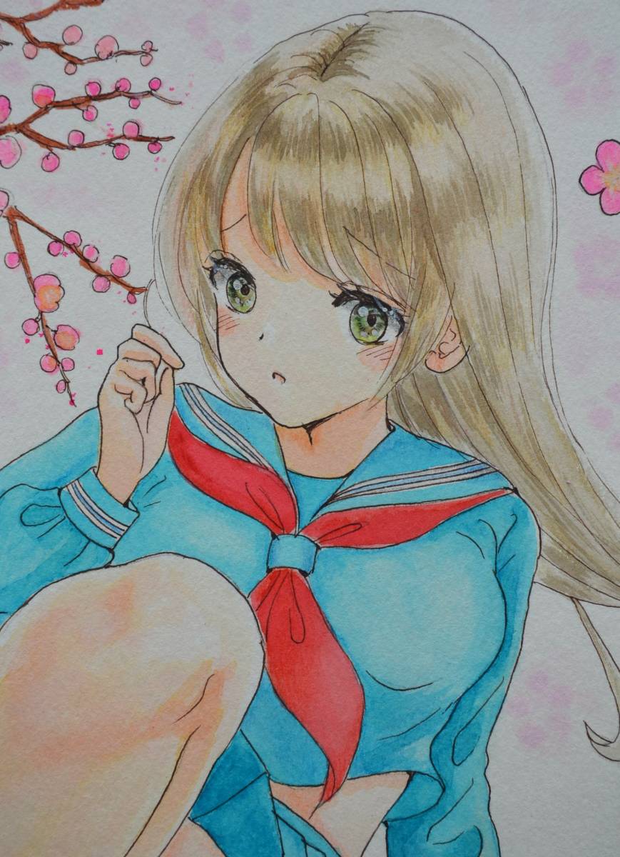 手描きイラスト ＊簡易リクエスト＊A5サイズ＊おまけ Kiss meイラスト